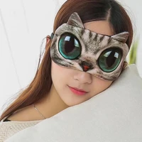 women cute cat sleep mask eye mask eyeshade cover shade natural sleeping eye patch men soft portable blindfold travel eyepatch