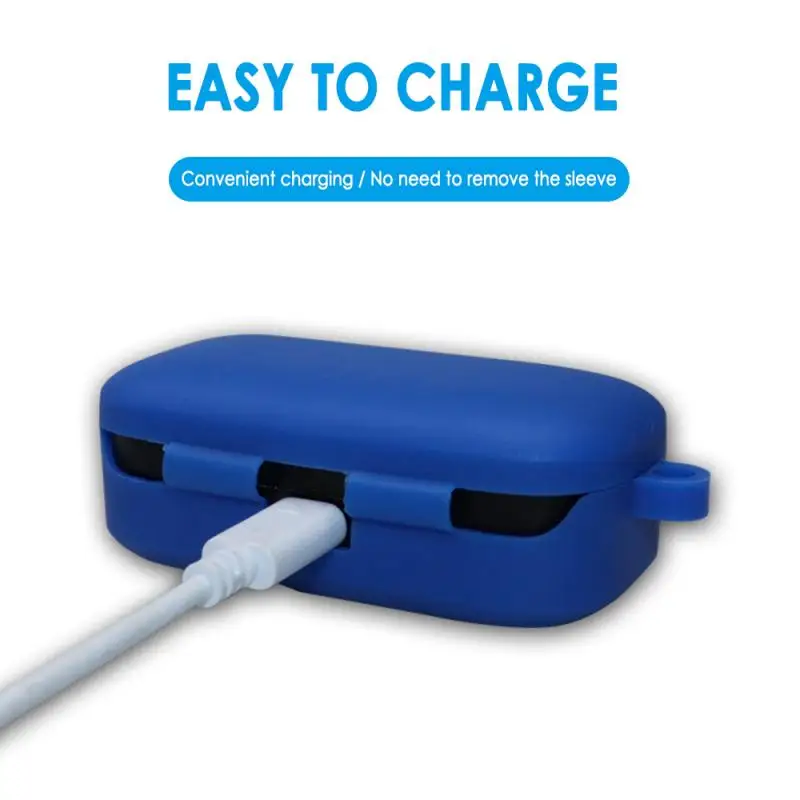 Силиконовый чехол для QCY T5 Беспроводная Bluetooth-гарнитура портативный защитный