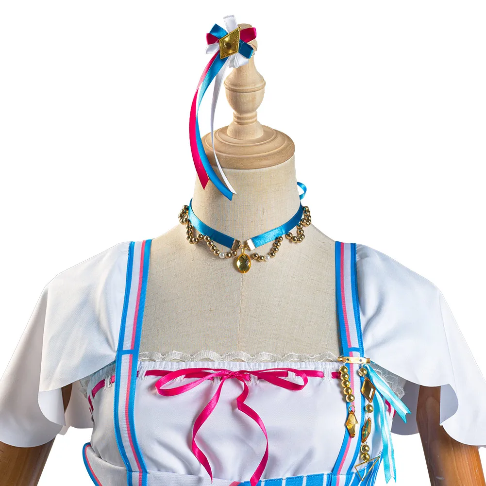 

Girls: Starlight Stage the 5th Anniversary Cosplay Yumemi Riamu Costume Women Lolita Dress Halloween Carnival Party Fancy Suit
