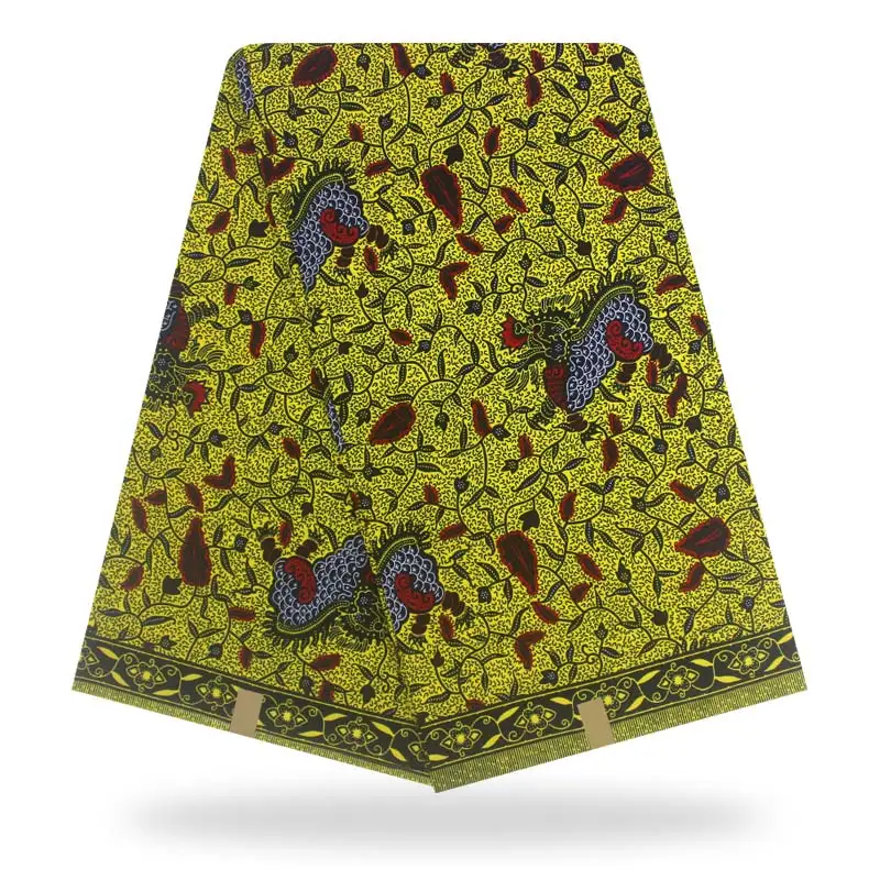 

Ankara, Nigeria batik Africa printing batik real wax fabric wedding polyester fabric used for stitching and sewing Size 6 piece