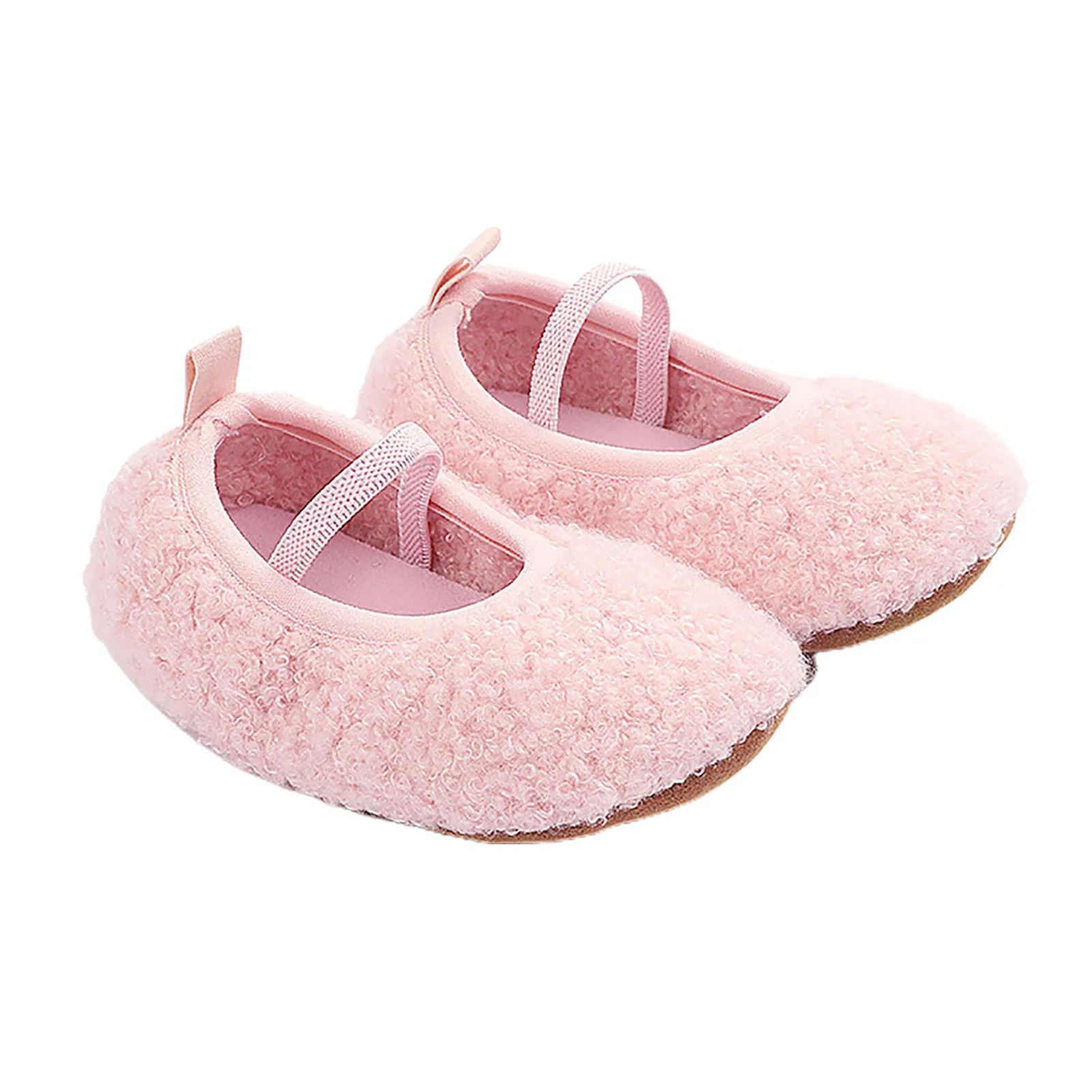 

Spring Autumn Solid Color Non-slip Sole Elastic Band Newborn Practical Convenient Comfortable Stylish Unisex Toddler Shoes