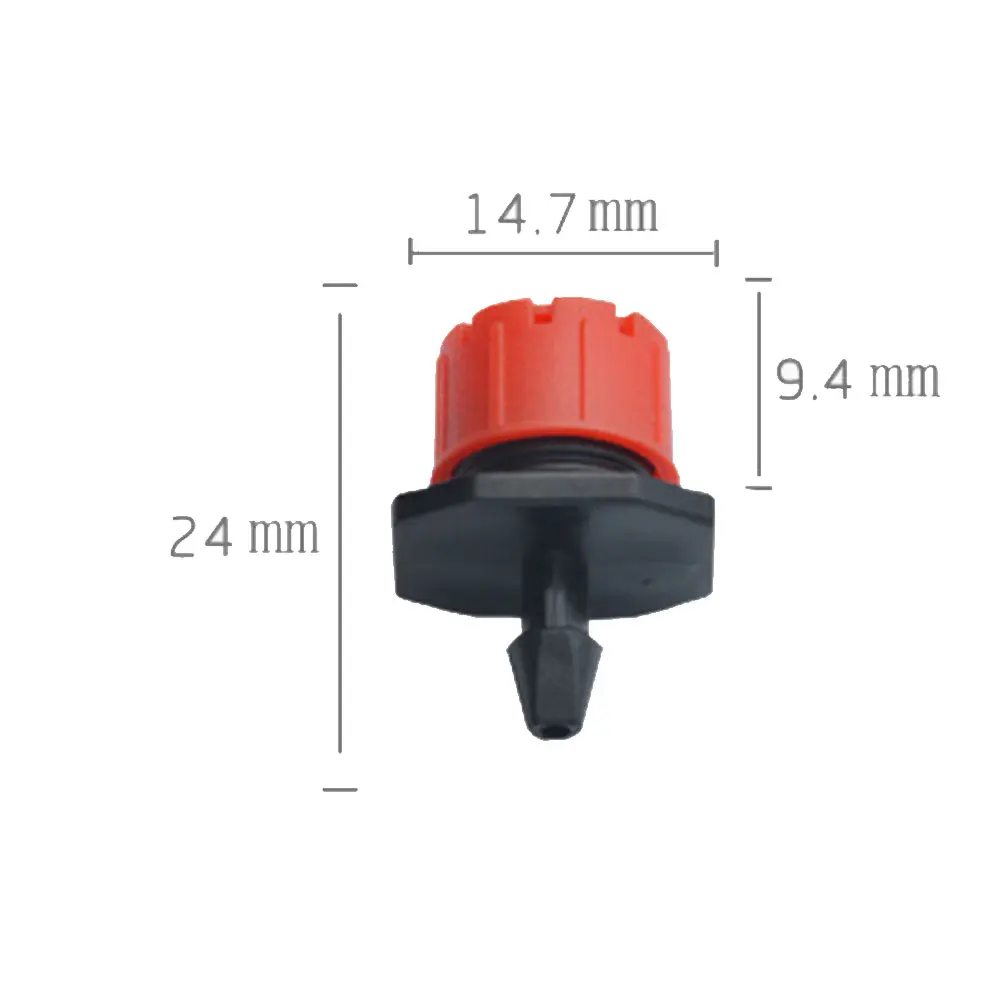 

50PCS 360 red Degree Adjustable Irrigation Misting Dripper Sprinkler Emitter Micro Drip Garden Watering Tool Balcony Greenhouse
