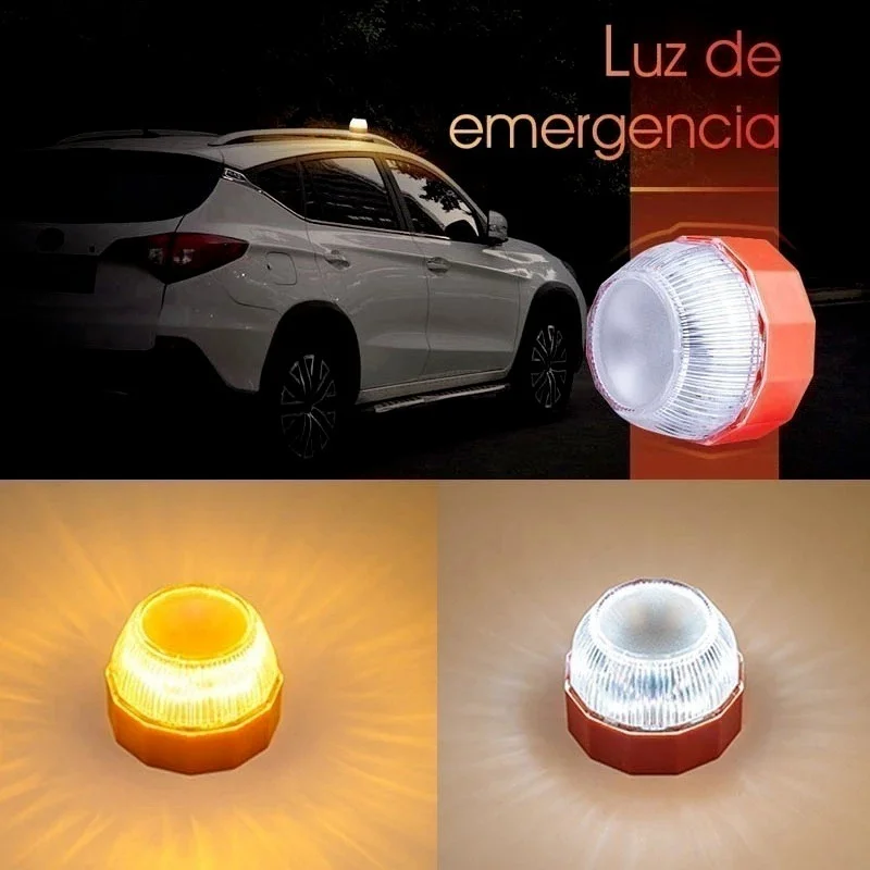 

Car Emergency Light V16 Homologated Approved Dgt Help Flash Strobe Light Roadside Traffic Safety Warning Beacon Stop Sign Lamp