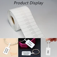 2000pcsroll labels barbell printer compatible jewellery repair price identification tags jewelry tools thermal 7012mm