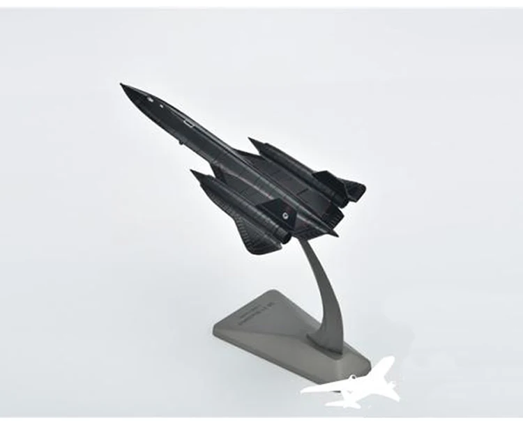 Самолет Модель самолета ВВС США SR-71 Blackbird рекогносцирующий самолет сплав модель SR71 1:200 литая под давлением металлическая модели самолетов