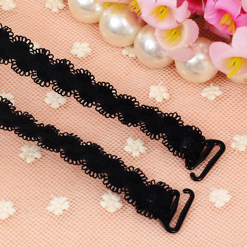 

Women Bra Straps Underwear Straps 1 Pair Lace Elegant Intimates Accessories Embroidery Fashion Comfortable Shoulder Straps
