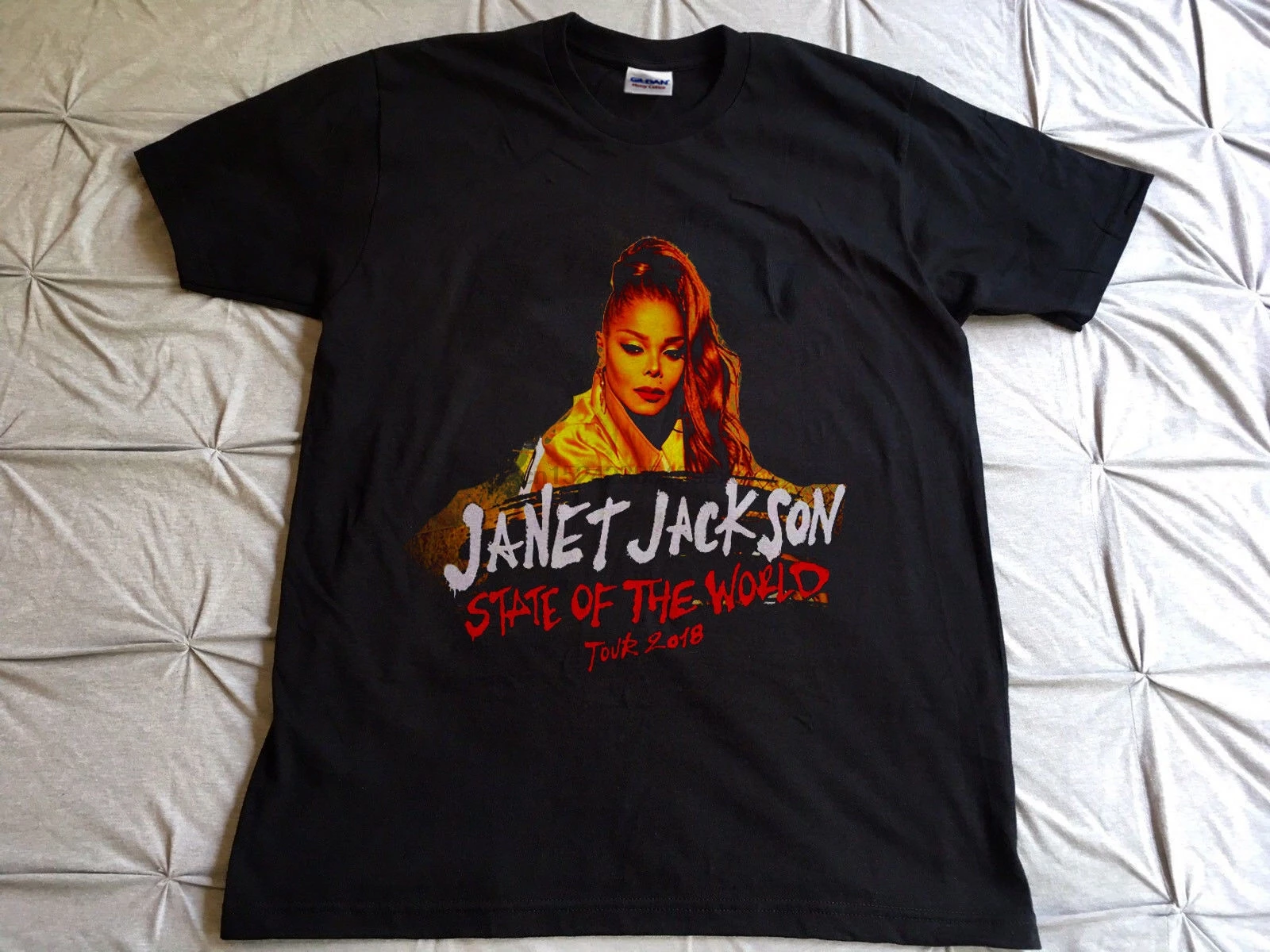 

Janet Jackson State of The World Tour 2018 T SHIRT