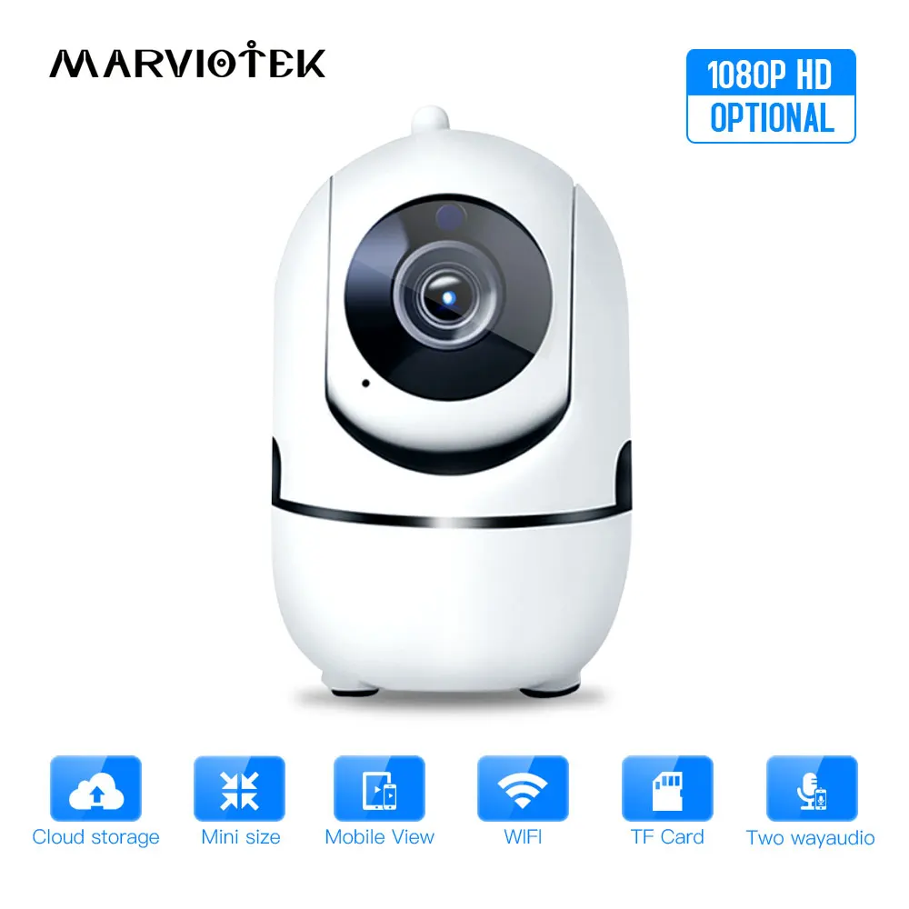 Беспроводная ip камера 1080 P Wifi автоматическая дорожка видеонаблюдение Домашняя