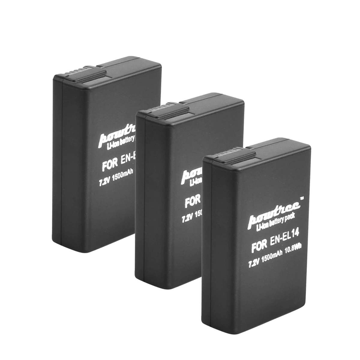 BATOOL-batería recargable EN-EL14 EN EL14 para cámara, Cargador USB LED para Nikon D3100 D3200 D3300