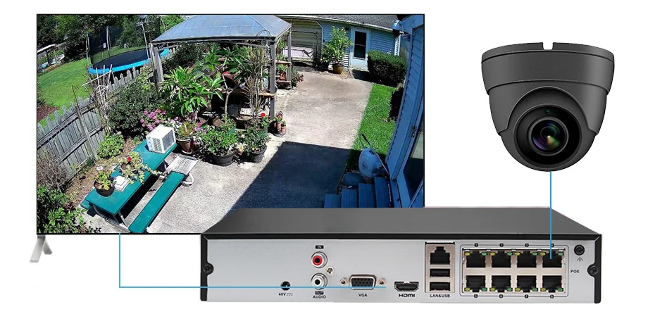 Hikvision совместимая 5MP револьверная ip-камера для улицы/помещения 2592x1944 купольная камера видеонаблюдения встроенный микрофон