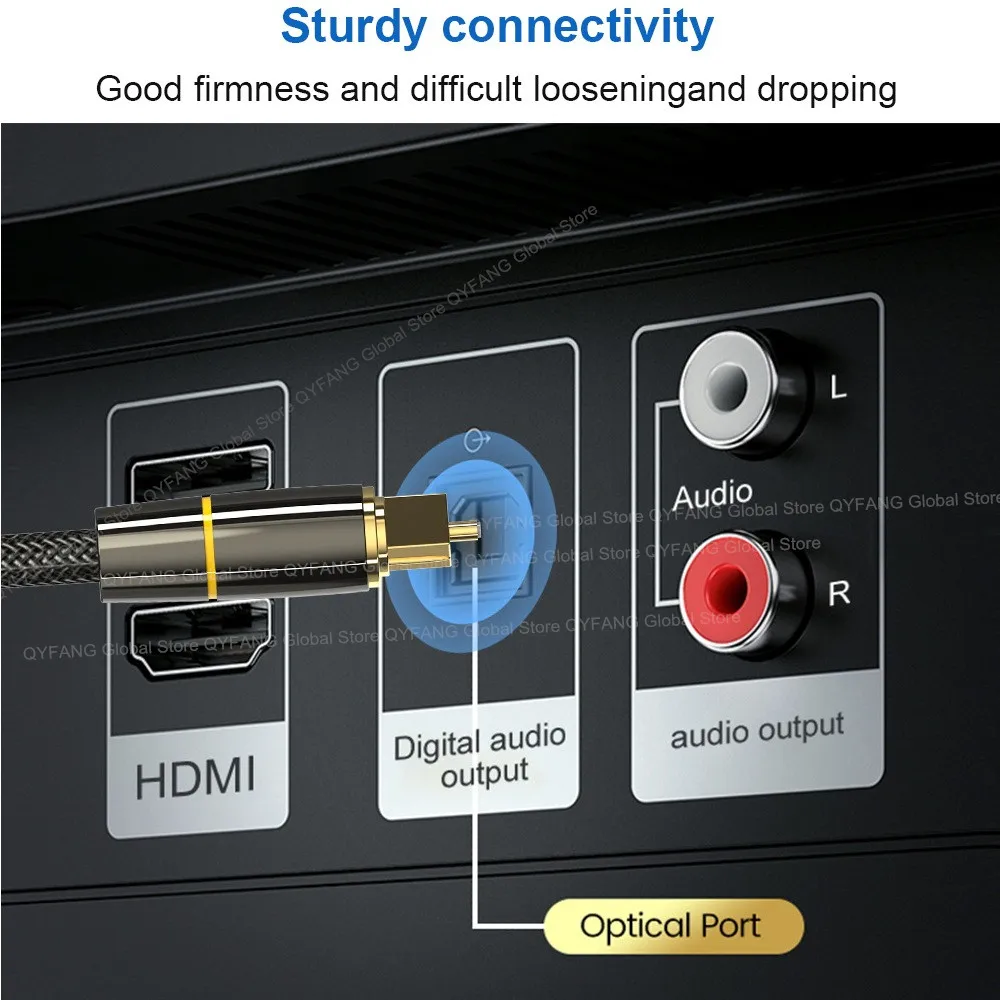 Цифровой оптический аудиокабель Toslink коаксиальный кабель SPDIF Dolby 7 1 звуковая