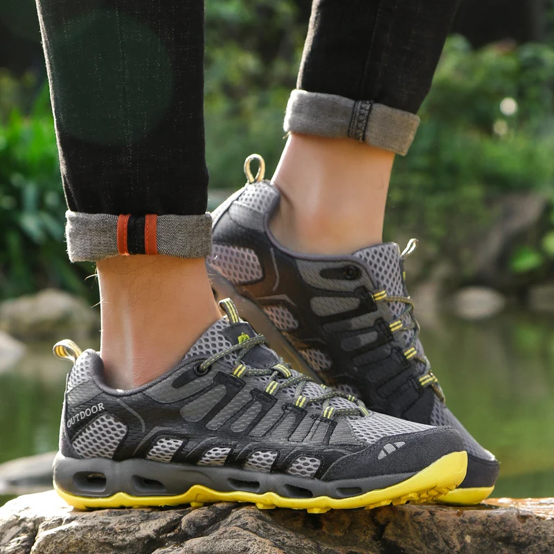 Summer Outdoor Women Trekking Shoes Couples Hiking Camping Tourism Trekking Men's Sneakers Mountain Hike Tracking Wandelschoenen