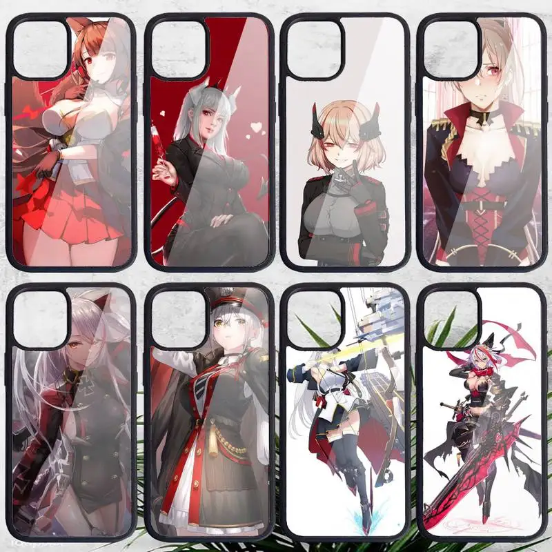

Azur Lane game Luxury Phone Case PC for iPhone 11 12 pro XS MAX 8 7 6 6S Plus X 5S SE 2020 XR