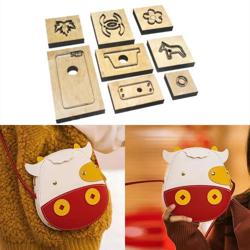 

Japanese steel knife mold hand leather cartoon shoulder bag knife mold hand leather tool knife mold