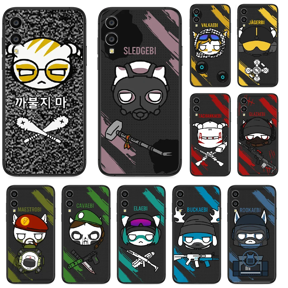 Чехол для телефона Rainbow Six Siege Huawei Honor 10 10i 20 6A 7A 7C 8 8A 8X 9 9X Play View Lite Pro black cover pretty |