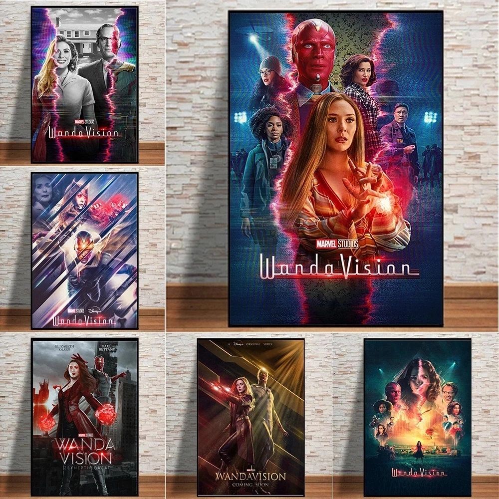 Домашние декоративные картины из серии Marvel TV Show HD принты диснеевские Wanda Vision