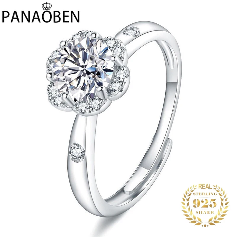 

Женское кольцо из серебра 925 пробы, с бриллиантами