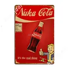 Реклама Nuka-Кола-Ультра высококачественные металлические знаки клубный Бар Печать на стене пещера плакат жестяные знаки плакаты