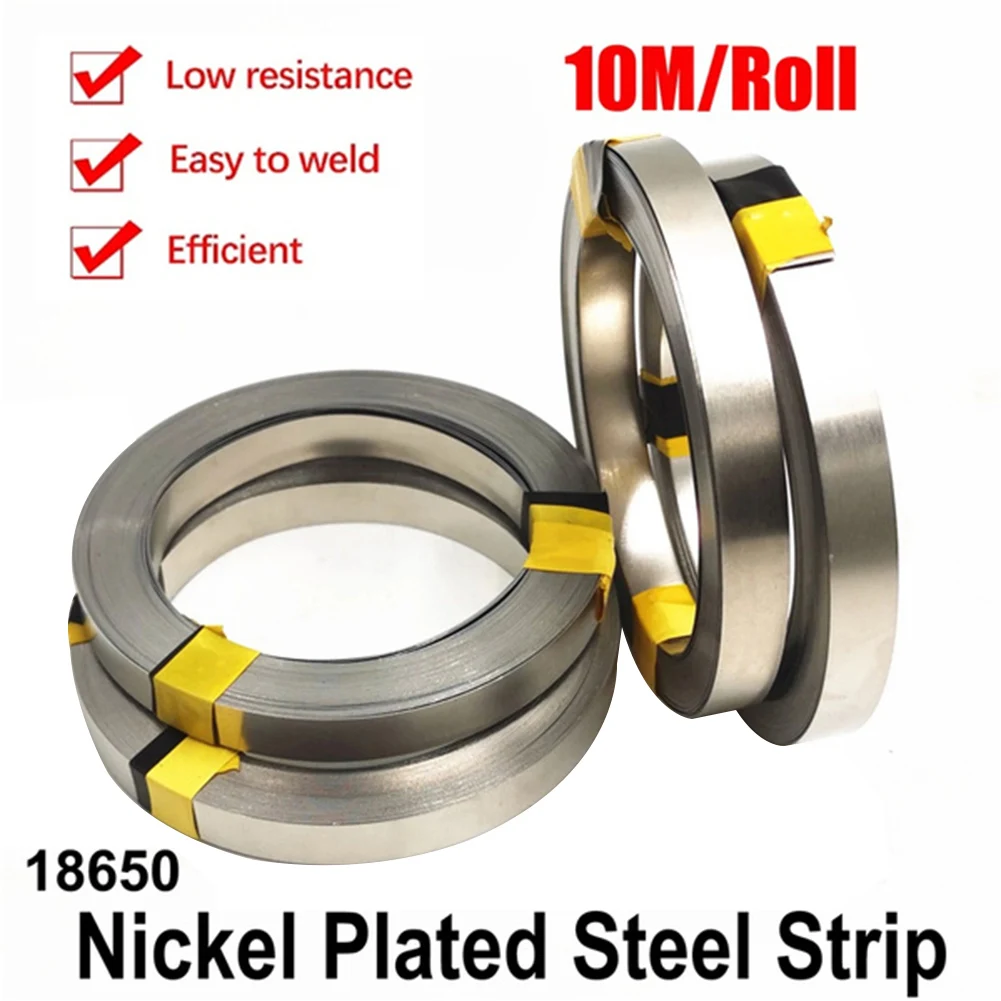 Никелированная пластина для литий-ионных батарей 10 м 18650 Стальная лента
