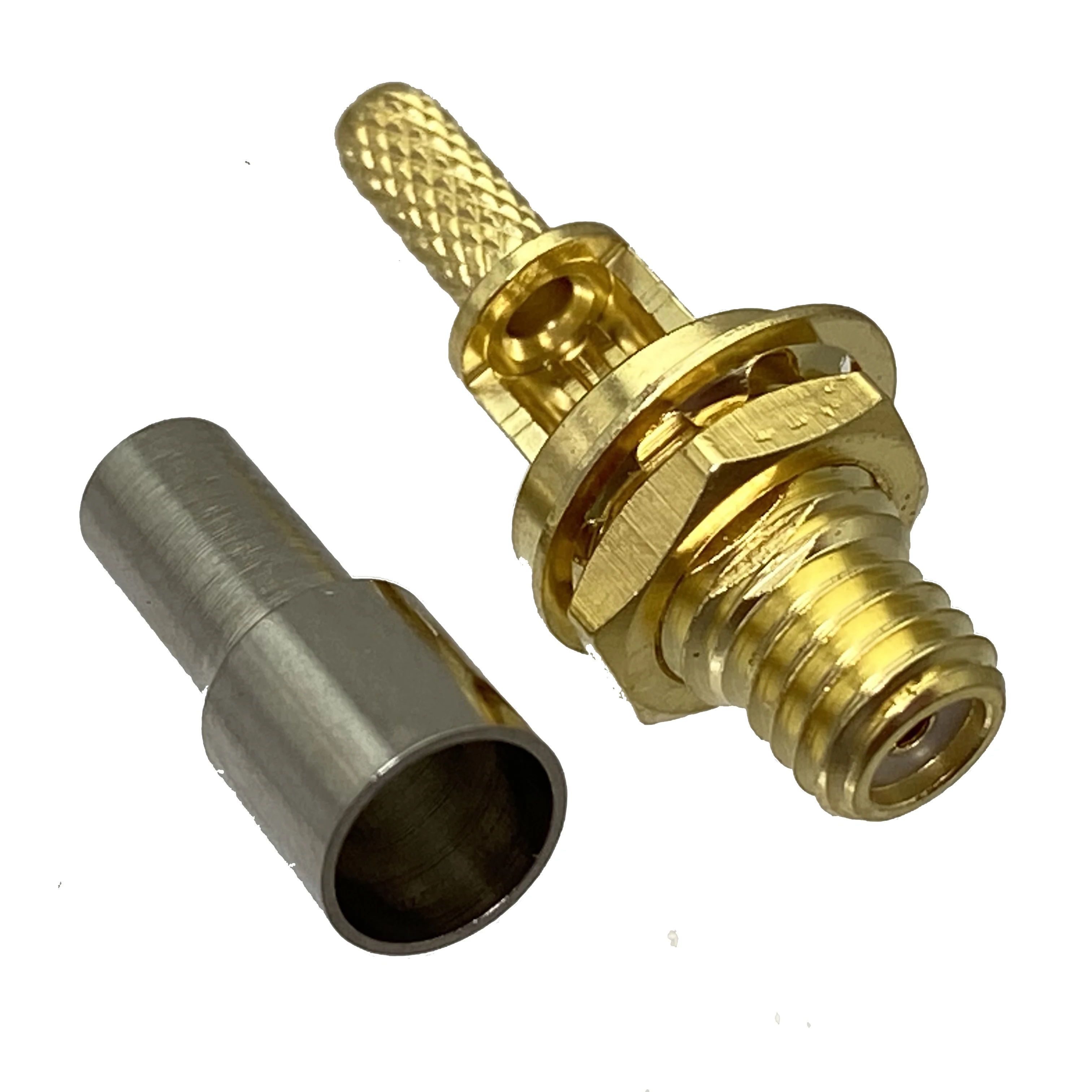 1Pcs Connector L5 M5 Microdot 10-32UNF Female Jack For RG316 RG174 LMR100 Cable Wire RF Coaxial Ultrasonic Flaw Detector 50ohm - купить по