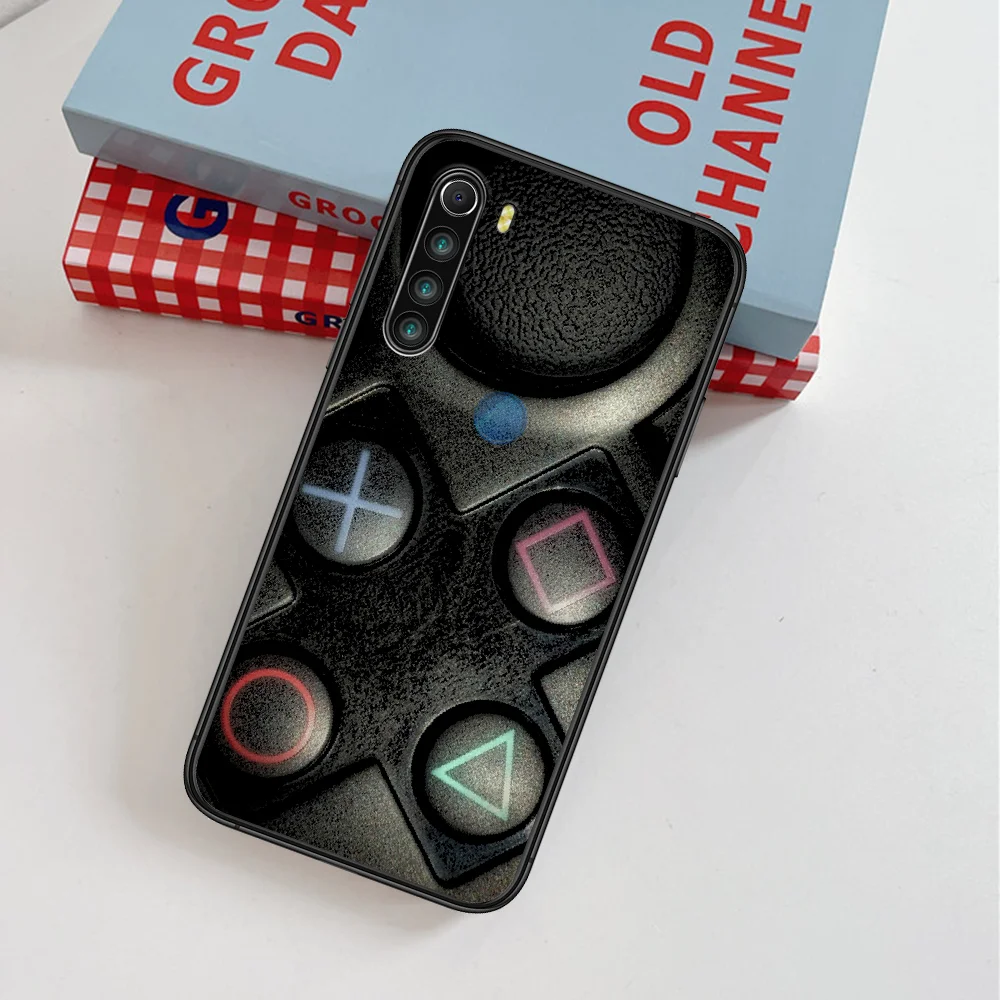 

PlayStation Buttons PS Phone Case For Xiaomi Redmi Note 7 8 8T 9 9S 4X 7 7A 9A K30 Pro Ultra black Prime Luxury Funda Soft Etui