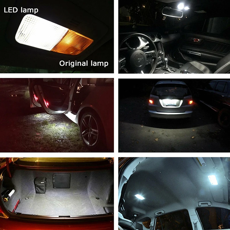 2x C5W гирлянда 36 мм CANBUS LED светодиодный ошибок автомобиля для чтения Потолочные