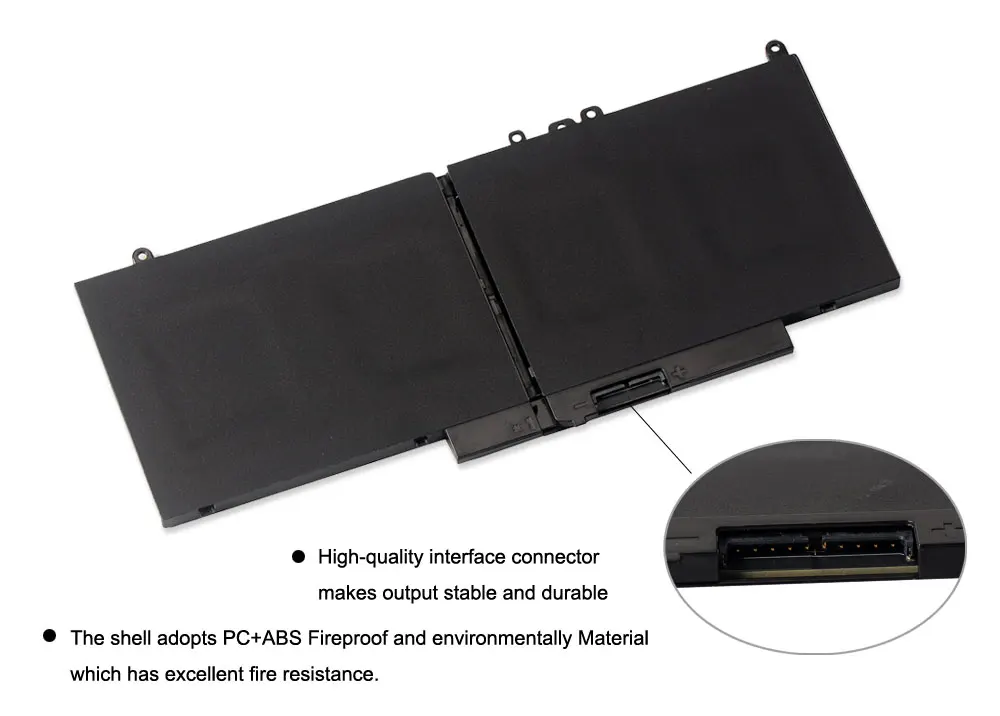 KingSener 6MT4T ноутбук Батарея для Dell Latitude E5470 E5570 Тетрадь 15," M3510 7V69Y TXF9M 79VRK 07V69Y 7,6 V 62WH
