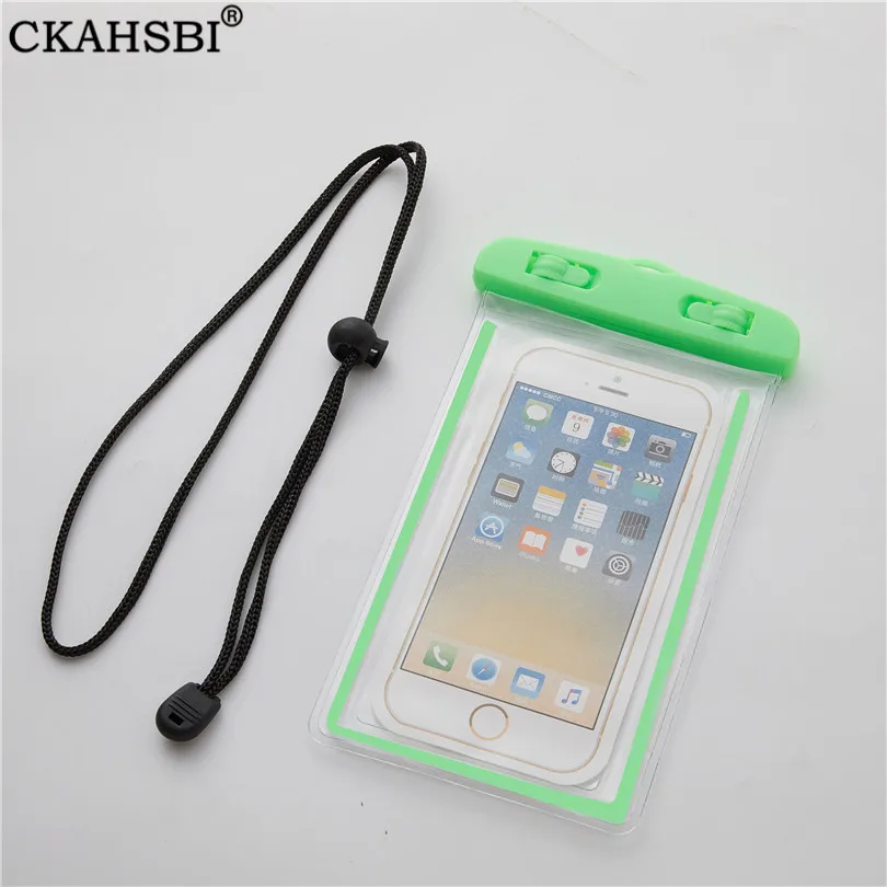 

CKAHSBI плавательный гаджет сухой мешок чехол для телефона чехол пляжное летнее световой Водонепроницаемый Чехол для кемпинга на открытом воз...