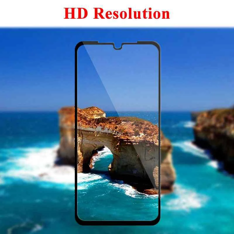 Стеклянная пленка Xiomi Redmi Note 8 Pro 7 полностью закрывающая края Защитная для Xiaomi Mi A3 9