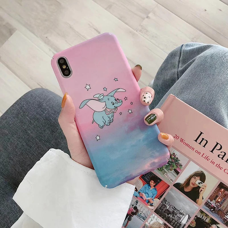 Жесткие ПК-Чехлы для huawei P30 P20 Lite Mate20 Pro Мультфильм Летающий чехол со слоном для Honor 9 10 8X Nova 3 3i 4 задняя крышка fundas Capa