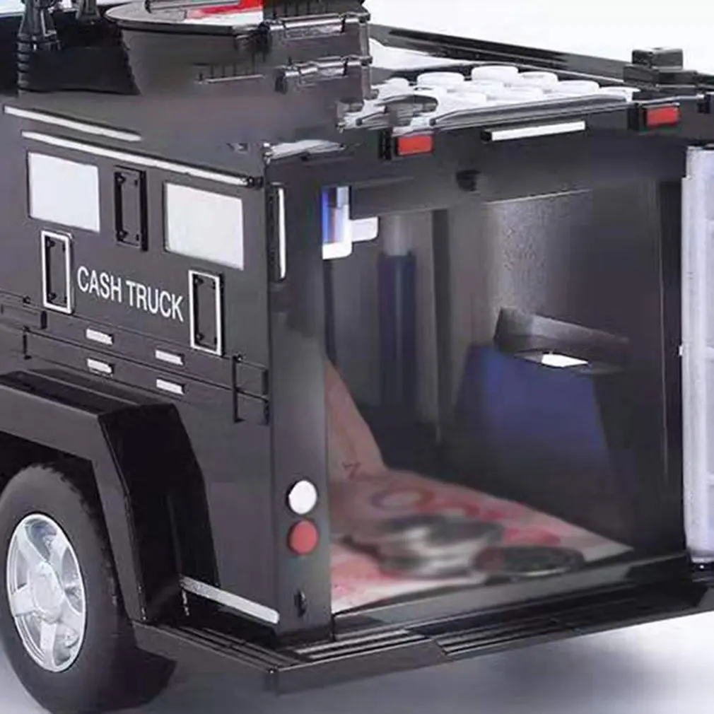 

Banknote Car Auto-Rolling Money Password Fingerprint Piggy Bank Child Boy Piggy Box Creative Piggy Bank