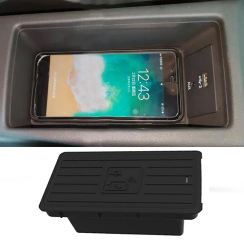 

Автомобильное беспроводное зарядное устройство QI для Audi Q2 2018 2019 2020 2021 15 Вт, быстрое зарядное устройство для телефона, панель для зарядки, дер...