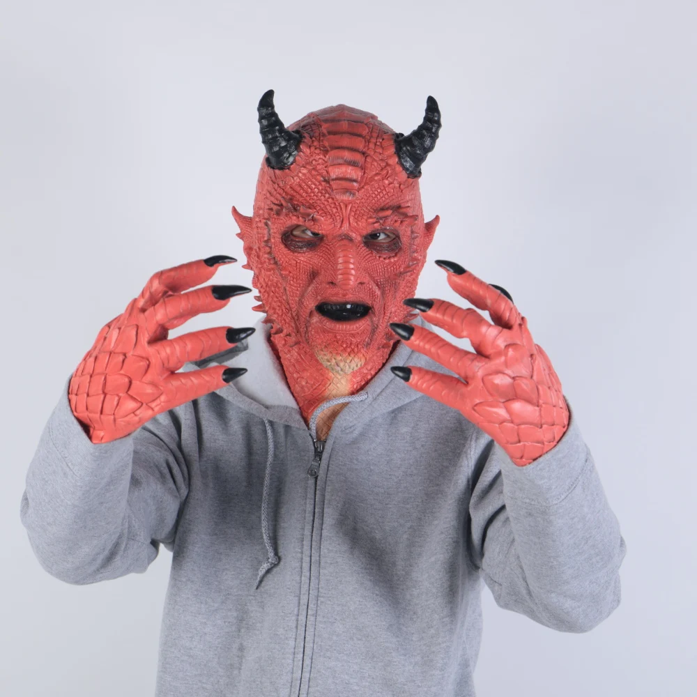 Game DIABLO 3 Boss Demon Belial косплей реквизит для детей латексная маска взрослых шлем