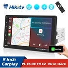 Автомагнитола Hikity, мультимедийный плеер с 9 дюймовым съемным экраном, подходит для Volkswagen, Nissan, Hyundai, Kia, Toyota, KIA, Типоразмер 1 Din