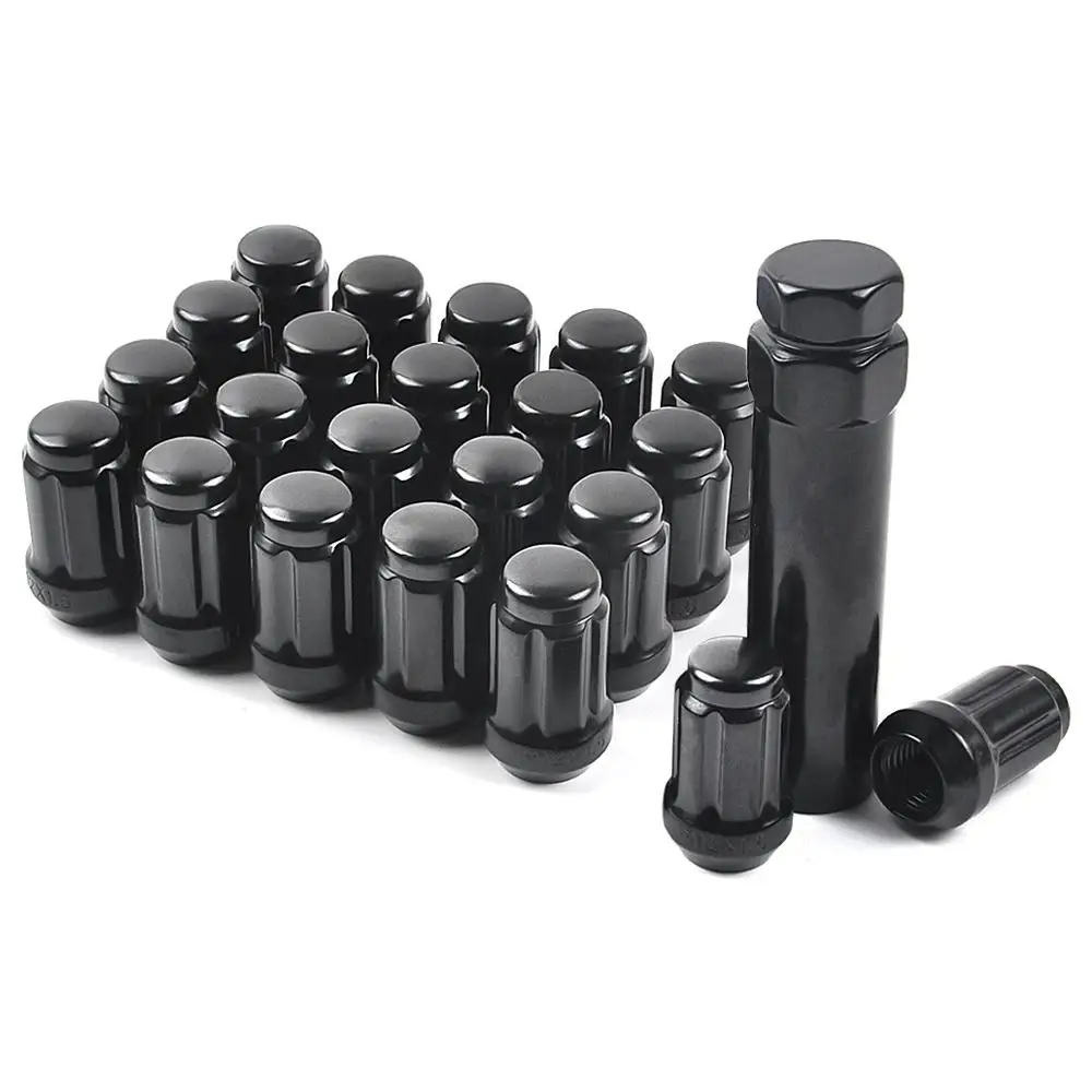 

Гайки наконечники Partsworld M12x1.5 для 4runner/Tacoma/Tundra, 24 шт., черные закрытые гайки с разъемом