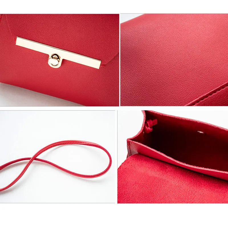 

1 Pcs Women Lady Shoulder Crossbody Bag PU Leather Mini Fashion For Dating Money SER88