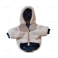 designer pet dog clothes autumn and winter warm hoodie dog coat small dog teddy french bulldog yorkshire luxury puppy clothes