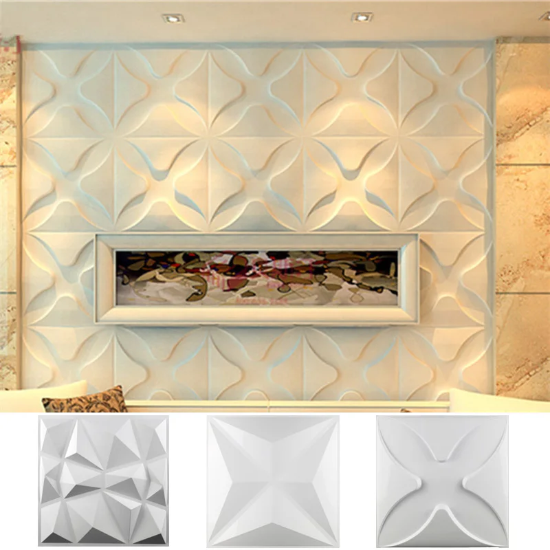 Современный 3D Настенный Потолочный фон панели наклейки гостиная художественный
