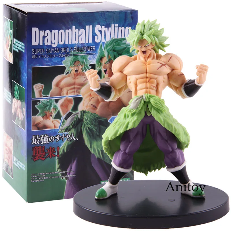 Аниме Драконий жемчуг стиль Супер Saiyan Broly полная мощность ПВХ Brolly фигурка Драконий жемчуг Коллекционная модель игрушки