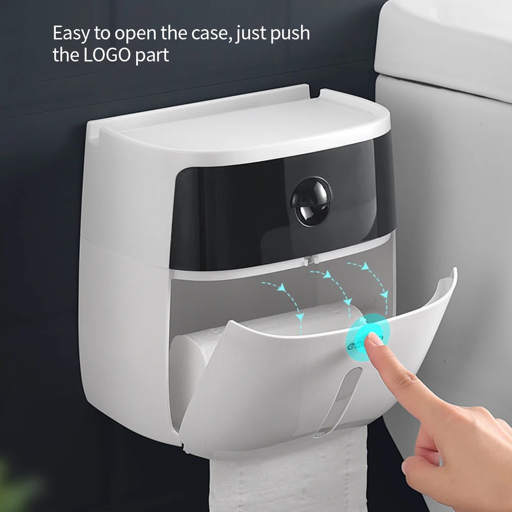 Настенный диспенсер для салфеток ванной комнаты коробка многослойной бумаги