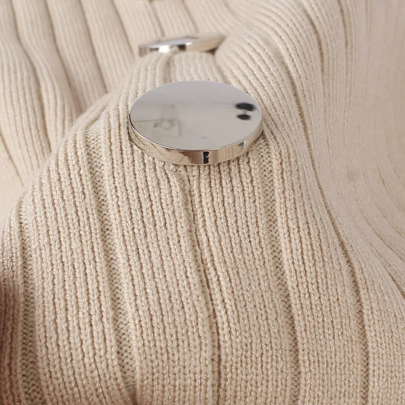 Высокая талия осень зима трикотажные женские юбки Теплая юбка длинные ребристые