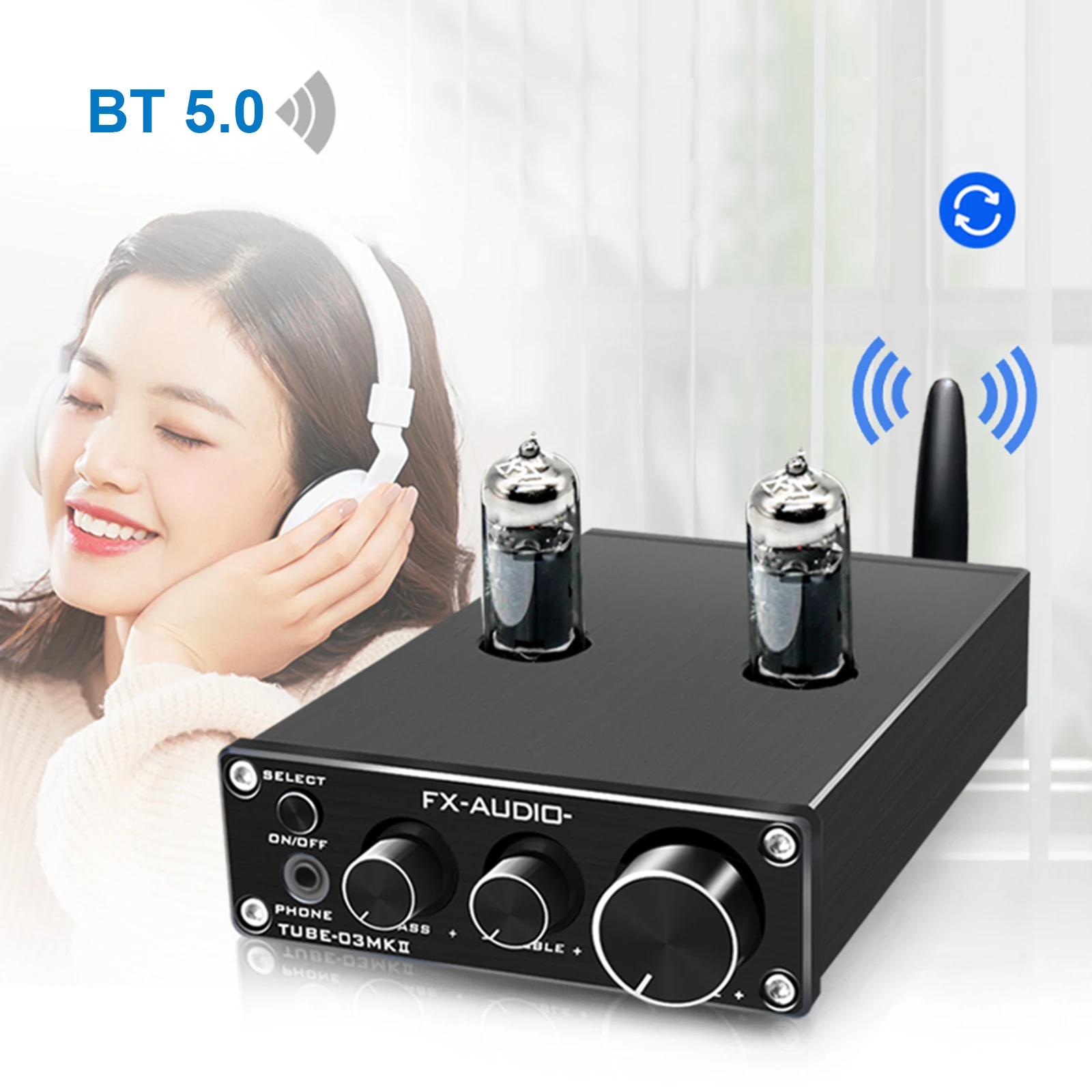 FX AUDIO TUBE 03MKII BT ламповый предусилитель наушников Предварительный усилитель