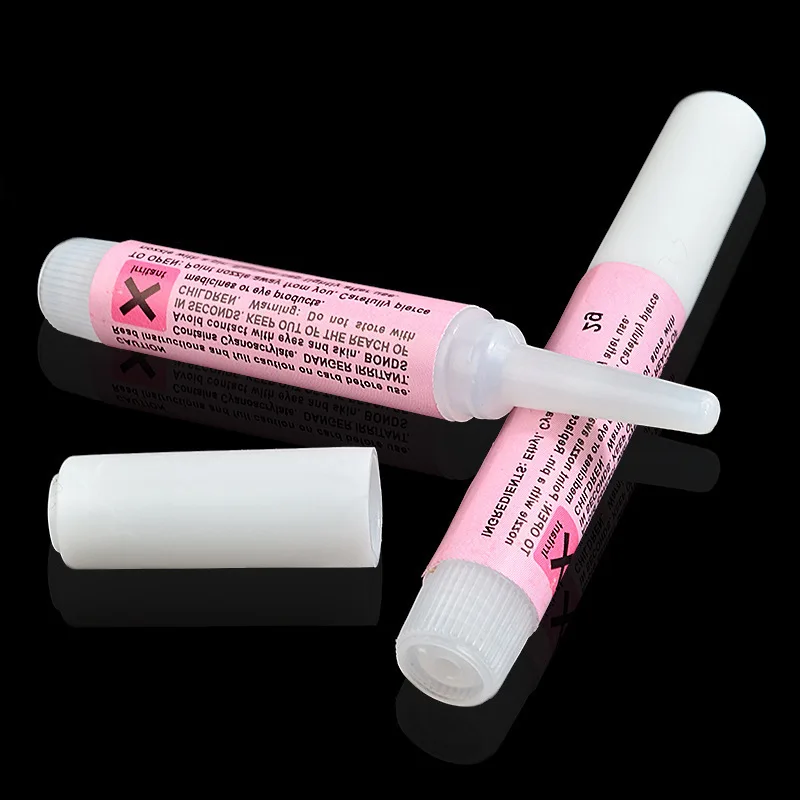 

10Pcs 2g Mini Nail Glue Nail Adhesive Glue Fast-dry For UV Acrylic Manicure Nail Art Decoration False Nail Extension Glue