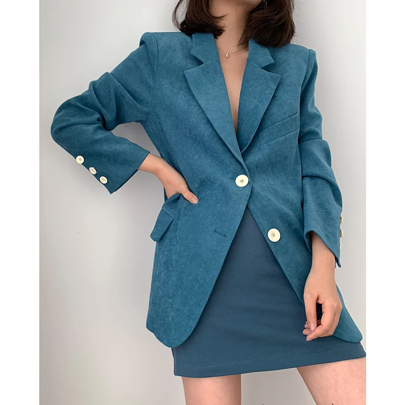 Британский Стиль Блейзер Женский Весна Осень 2020 новый шикарный Повседневный