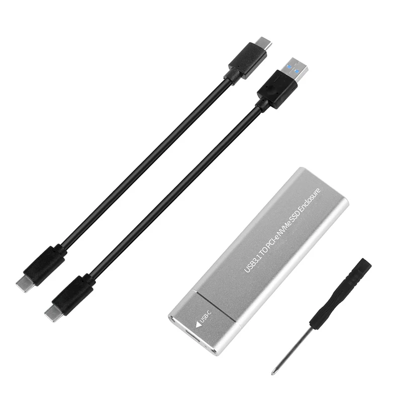 USB 3 1 к M.2 NVME PCIe SSD корпус M-Key Type C адаптер чехол для SATA GK99 | Компьютеры и офис