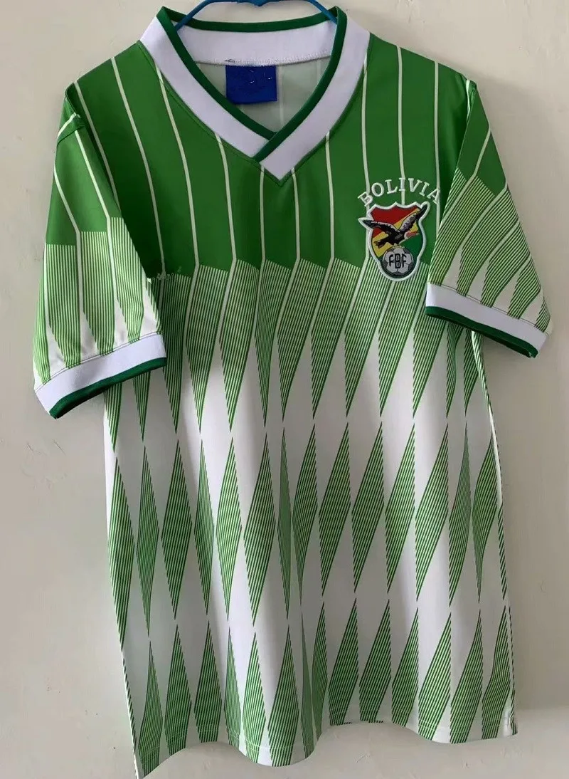 

1995 Боливия Джерси футбол классическая мужская Ретро футболка 95