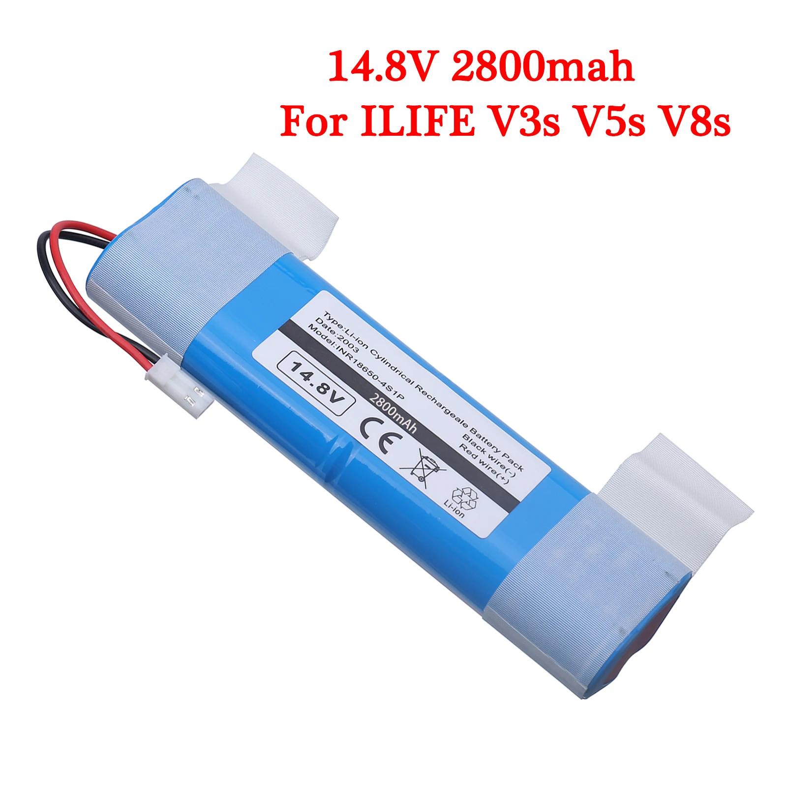 

14.8V 2800mAh Replaceable Battery For ILIFE V3s, V3s Pro, V5s, V5s Pro, V8s DF45 DF43 V3 X3 V50 V55 V5Lpro Robotic Cleaner Parts