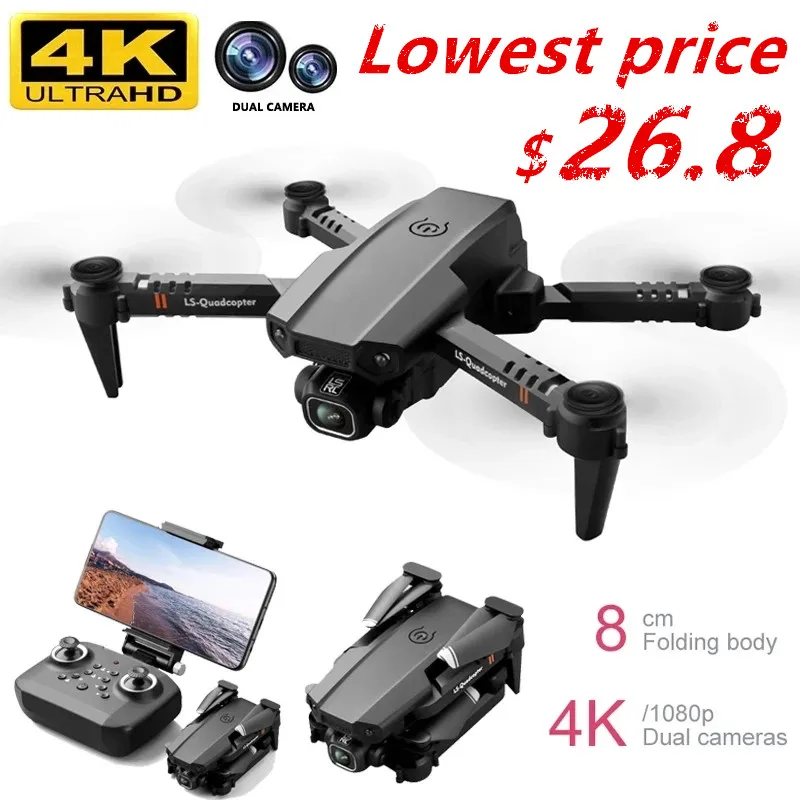 2021 Новый мини Дрон XT6 4K 1080P HD камера Wi Fi Fpv давление воздуха удерживание высоты
