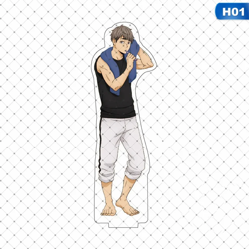 

Haikyuu Stand Model Plate Holder Hinata Kageyama Tsukishima Sugawara Family Acrylic Stand Volleyball Teenager Cartoon Figure