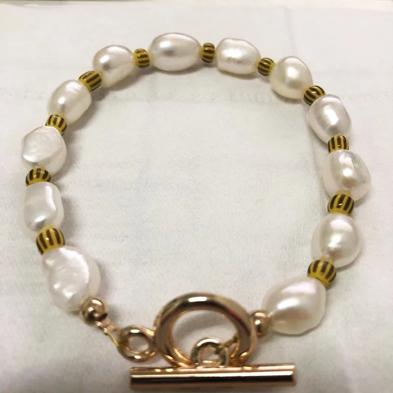 Новый женский гламурный браслет MOLAYE ремешок из натурального пресноводного